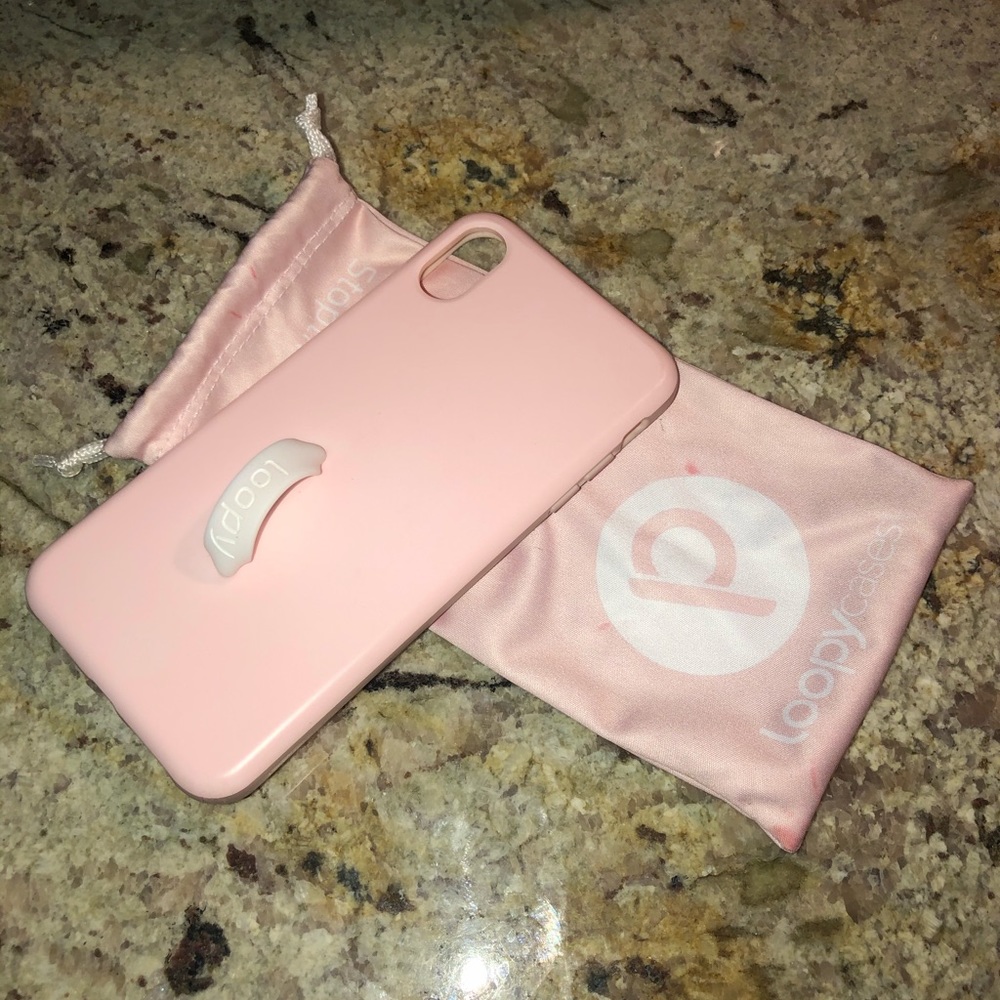 Baby pink XS MAX loopy case